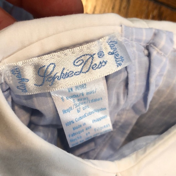 Sophie Dess 6m Smocked Sailor Suit - Picture 4 of 4